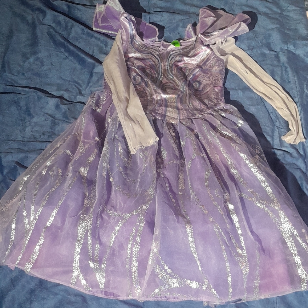 Wicked's "The Good Witch" Purple 3 Layer Glitter Princess Costume Dress